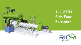 1-1.2T/H鱼饲料膨化生产线