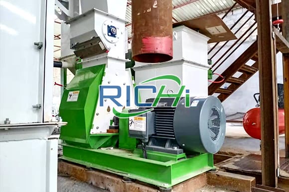 乌兹别克斯坦3-5T/H家禽饲料颗粒生产厂