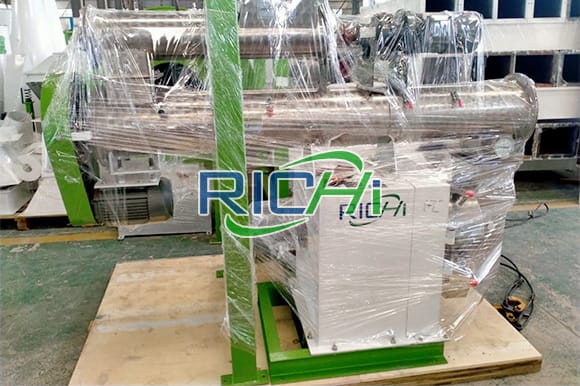 乌兹别克斯坦0.8-1.2T/H反刍牛羊饲料颗粒生产厂项目