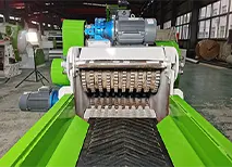 木材削片机进料口