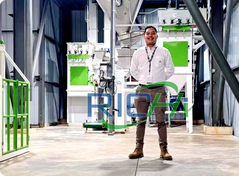 阿富汗的动物饲料颗粒生产线